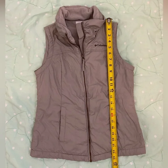 Columbia Tan Cream Womens Vest size Small - Picture 8 of 13